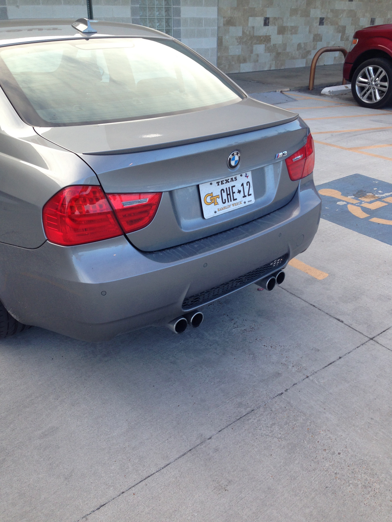 Illustration for article titled Got the new plates for the M3 today